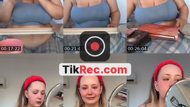 TikTok live: Doing my makeup 🥰 by @mikaelabrunholtz