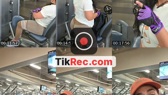 TikTok live: workout with me 😜 by @fit_mom2929