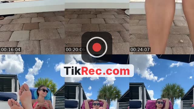 TikTok live: Pool day by @brizystorm