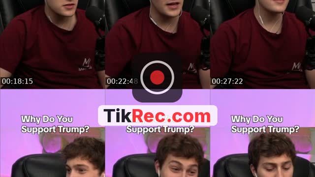 TikTok live: debating MAGA by @parkergetajob