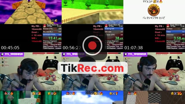 TikTok live: Mario 64 Speedrun ! by @docteur_sylv