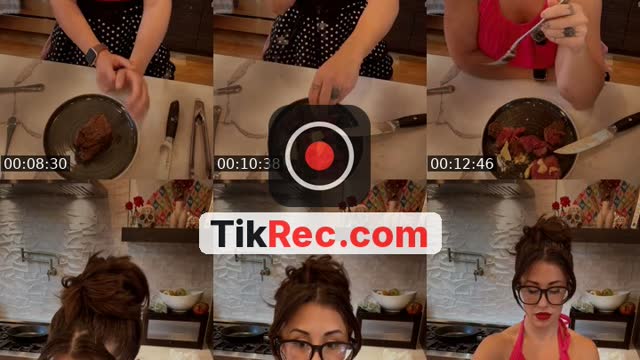 TikTok live: Let’s cook a steak! by @bakingwithjess2