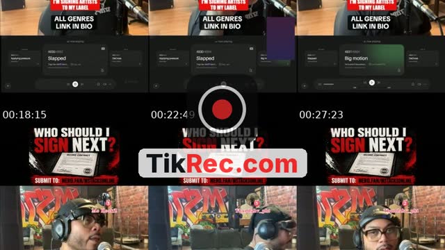 TikTok live: Who should I sign next??? by @mstacksonline