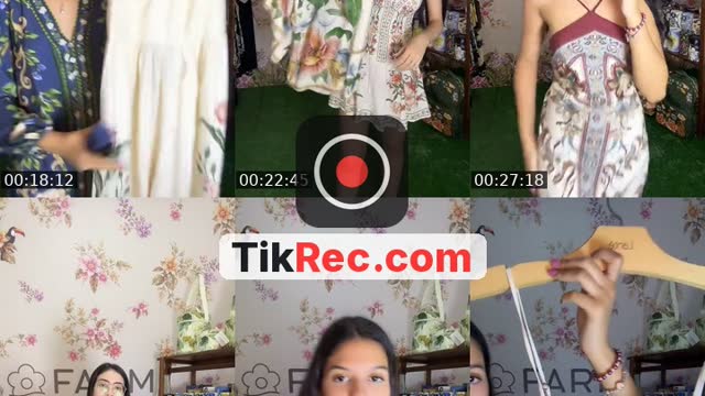 TikTok live: Lançamento Farm Rio- As cariocas by @lanteboutique
