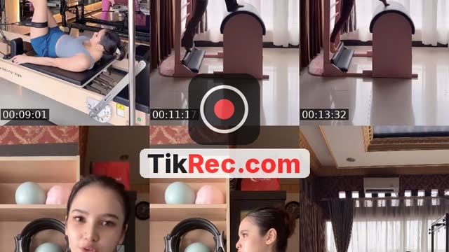 TikTok live: Pilates by @raralzahraa