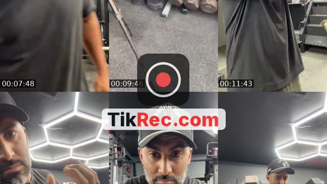 TikTok live: Gym time by @themaniac_physiqu3