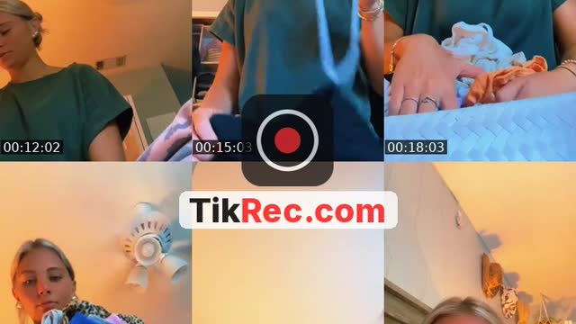TikTok live: pack with me!! by @ri.scret
