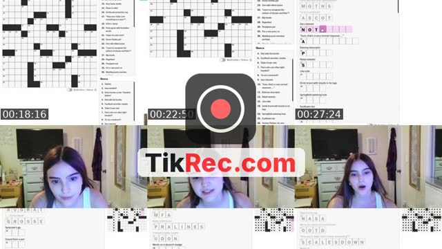 TikTok live: quick word games by @yoursistersart