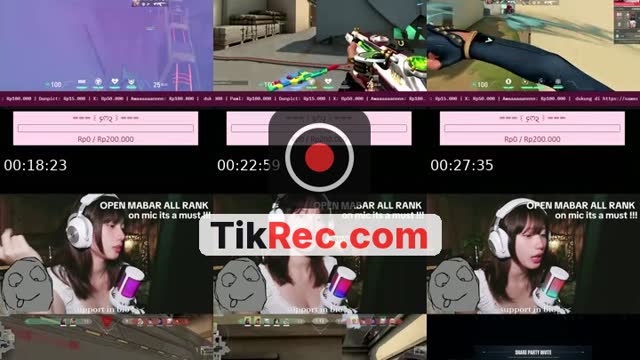 TikTok live: open mabar :3 by @sseamarinee