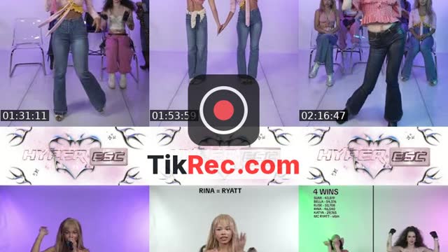 TikTok live: *GIRL GROUP IN TRAINING!* by @hyperescofficial