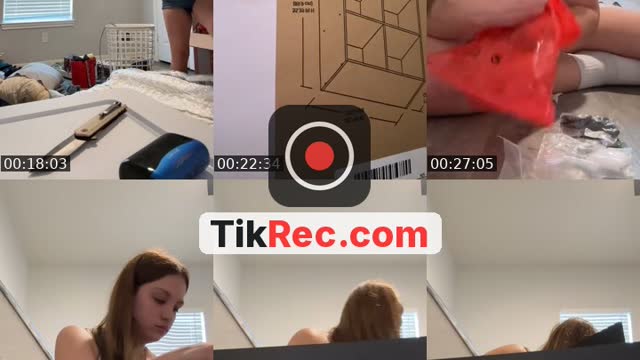 TikTok live: Building furniture  by @wheresana06