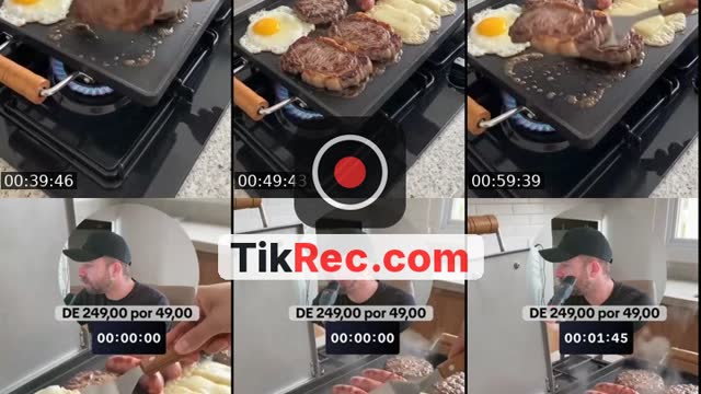 TikTok live: Chapa de lanche fogão bifeteira by @pedrocaldasshop