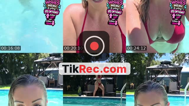 TikTok live: Malaea's Pool Control LIVE 🌊👙 by @duvalbarbiedoll