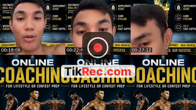 TikTok live: Online coaching by @knnthlwrnc