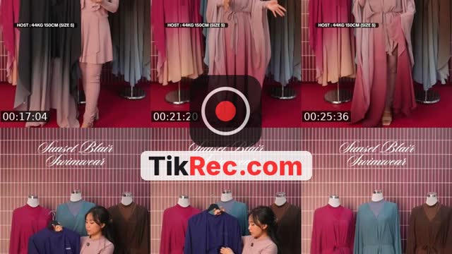 TikTok live: SWIMWEAR BLAIR SUNSET 3 IN 1 by @shopcakenis