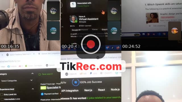 TikTok live: how I get my first client upwork by @asrekihlotonline