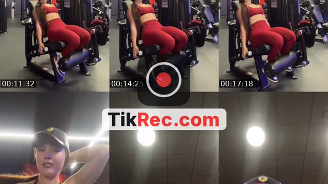 TikTok live: Leg day 🙌🏼 by @briannablvck