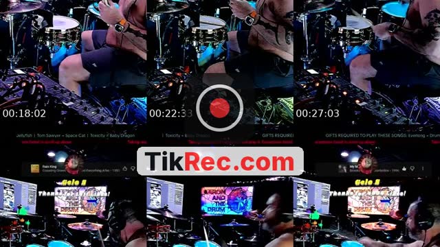 TikTok live: Saturday ooze bath #drums by @theamplife