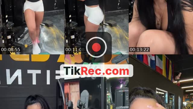 TikTok live: Gym 💙 by @paola.carolg