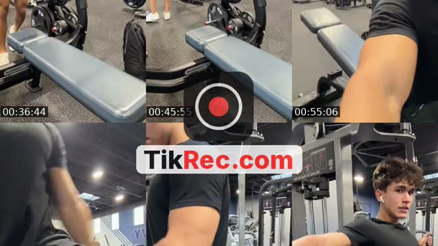 TikTok live: Chest day by @kalel_ulysses