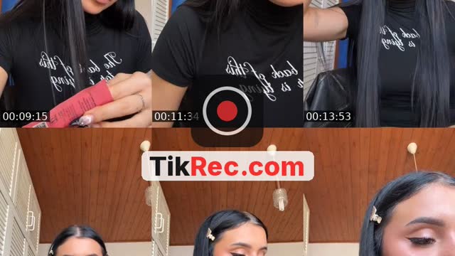 TikTok live: GRWM by @aaliceperego