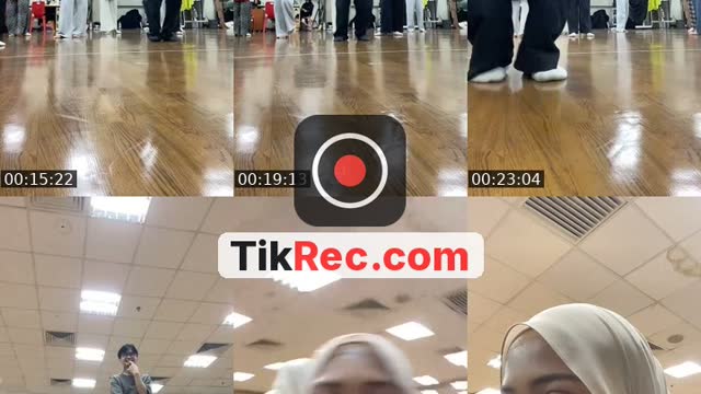TikTok live: Dance practice by @_flowerbean.__