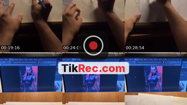 TikTok live: face tutorial/loomis method by @cedrickplopinio