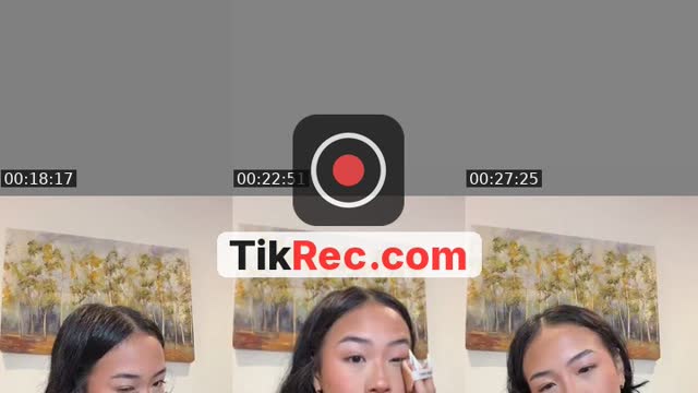 TikTok live: Grwm + talking ! by @sunniebbyx