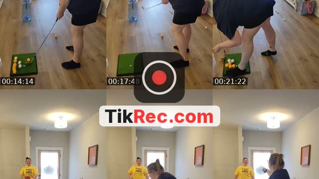 TikTok live: Trickshot Time!! by @thetrickshotqueen