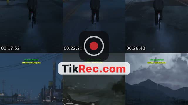 TikTok live: Cycling in GTA V (Rainy vibe) by @i.didz_