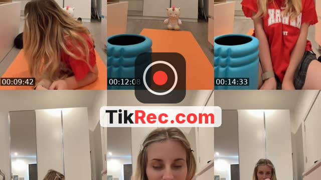 TikTok live: Bonnieparkerss 💙 by @caramelblondegirl