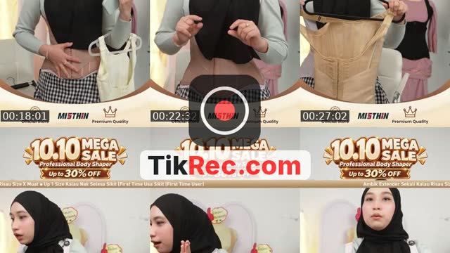 TikTok live: 10.10 SALES 60% OFF  !! by @misthinshapewear02