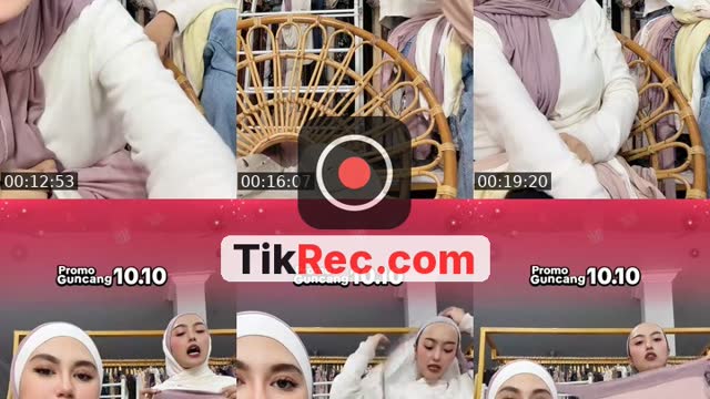 TikTok live: HIJAB TWO TONE by @yupzyy