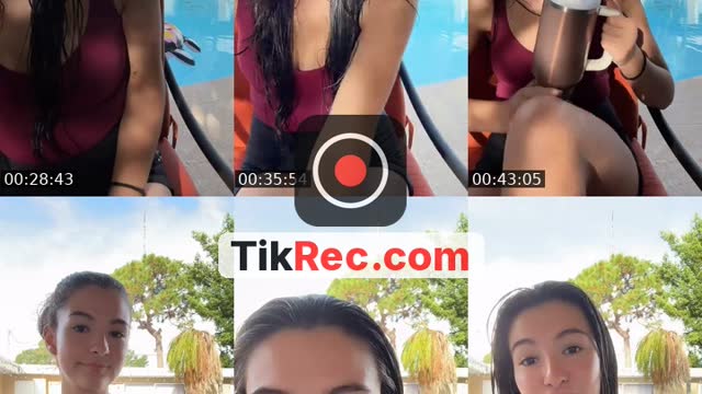 TikTok live: Pool time? by @bbriannajohnsonn