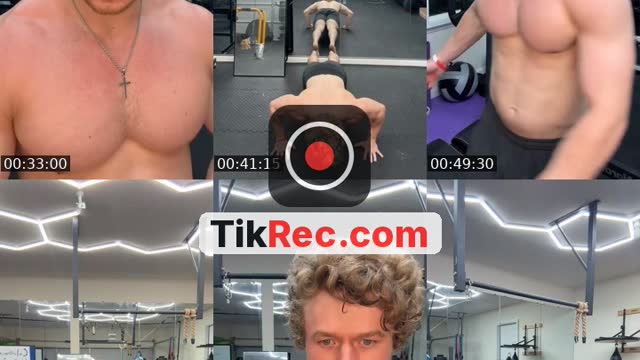 TikTok live: Upper Calisthenics by @thebrandonolson