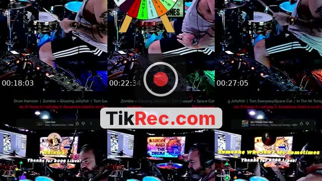 TikTok live: beating Monday #drums by @theamplife