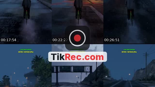 TikTok live: Cycling in GTA V (Rainy vibe) by @i.didz_