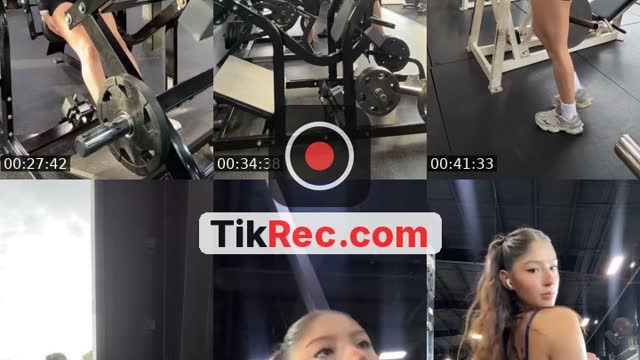 TikTok live: Leg day by @bernalsophia