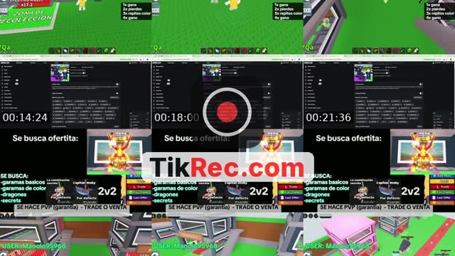 TikTok live: haciendo pvp - trade o venta by @elrincondemanolo