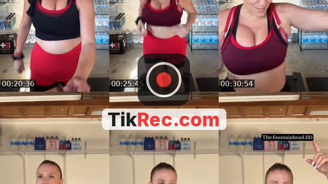 TikTok live: Workout with me by @jenniferfountainhead