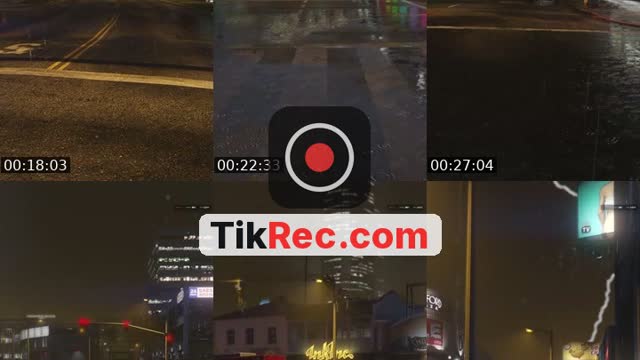 TikTok live: POV walking in the rain at the n by @rynxd19