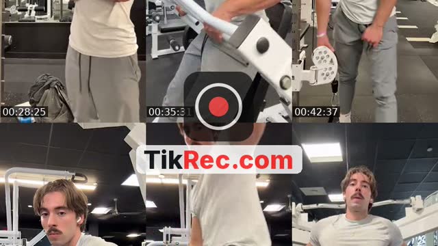 TikTok live: gym live by @itsaidanmay