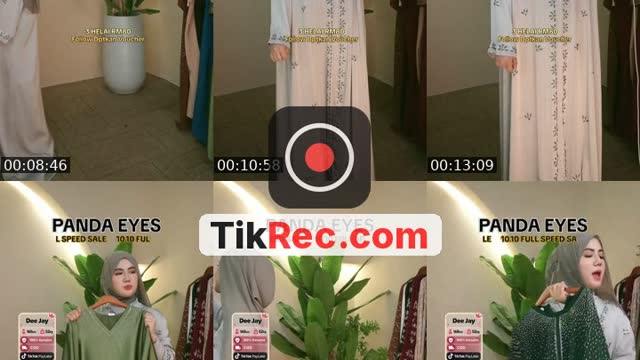 TikTok live: Abaya Exclusive Sale!!!! by @pandaeyesabaya