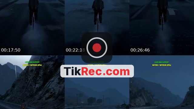 TikTok live: Cycling in GTA V (Rainy vibe) by @i.didz_