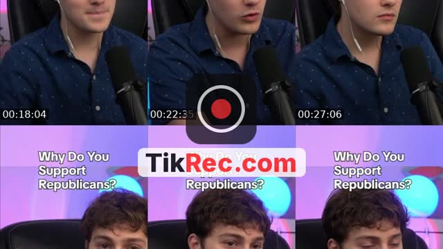 TikTok live: debating MAGA by @parkergetajob