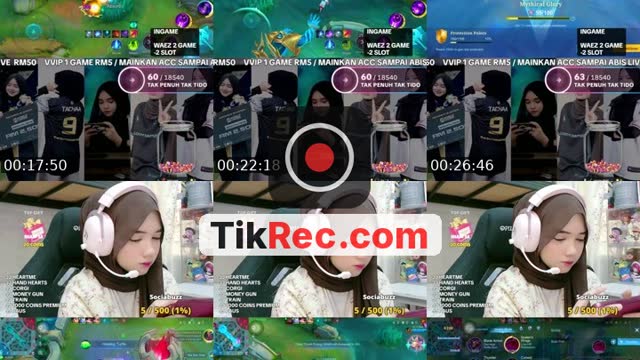TikTok live: open mabar linkdbio by @krystalyqt