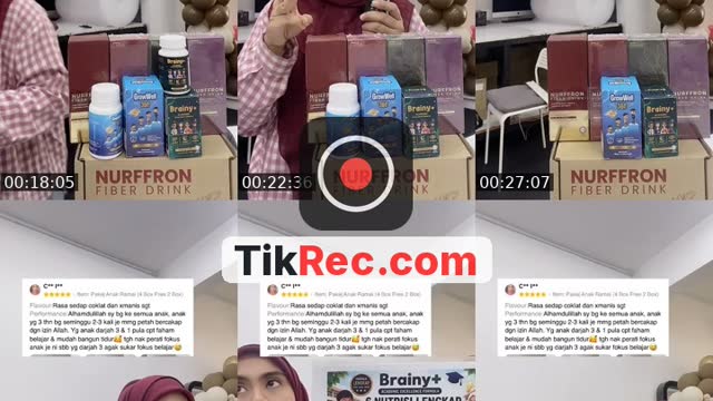 TikTok live: OFFER VITAMIN BIJAK IBU TENANG 🌸 by @hasnuri.wellness