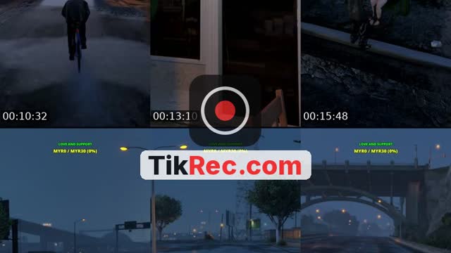 TikTok live: Cycling in GTA V (Rainy vibe) by @i.didz_
