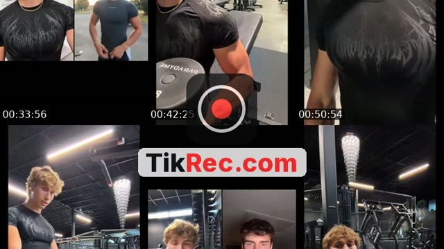 TikTok live: Gym time! by @aiden_wiesner_