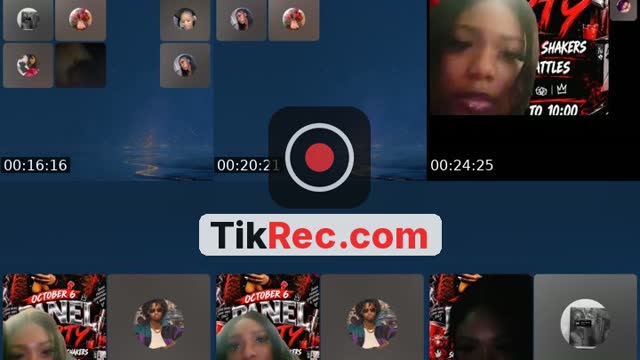 TikTok live: Panel party by @jayla8590